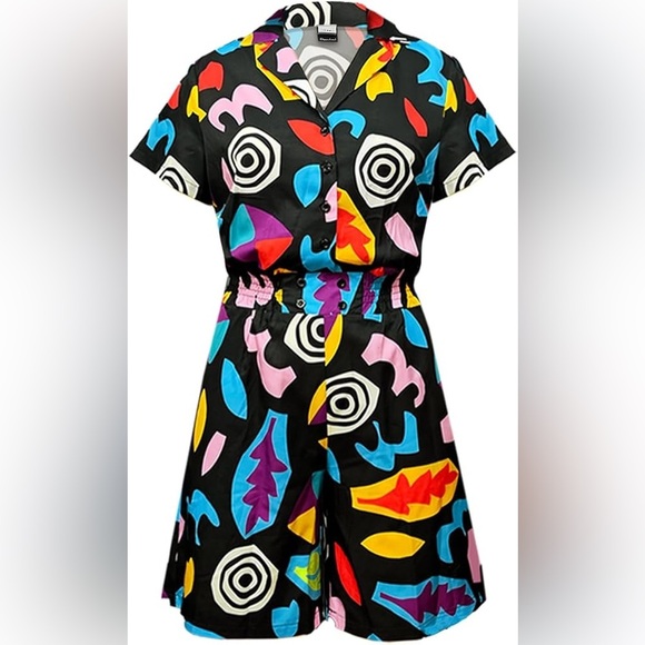 Eleven Stranger Things Abstract Print Jumpsuit season 3 - Picture 4 of 13
